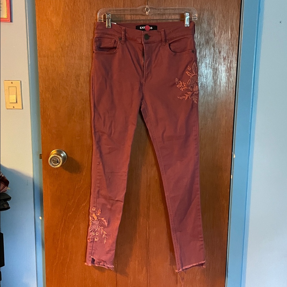Express Dusty Rose Denim